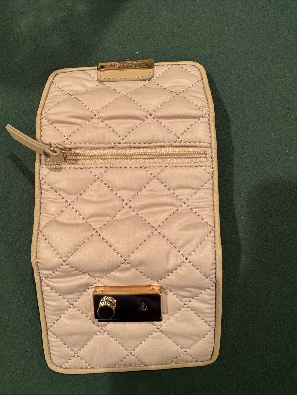 MZ Wallace Crosby Lock Wallet in Buff - Picture 6 of 9